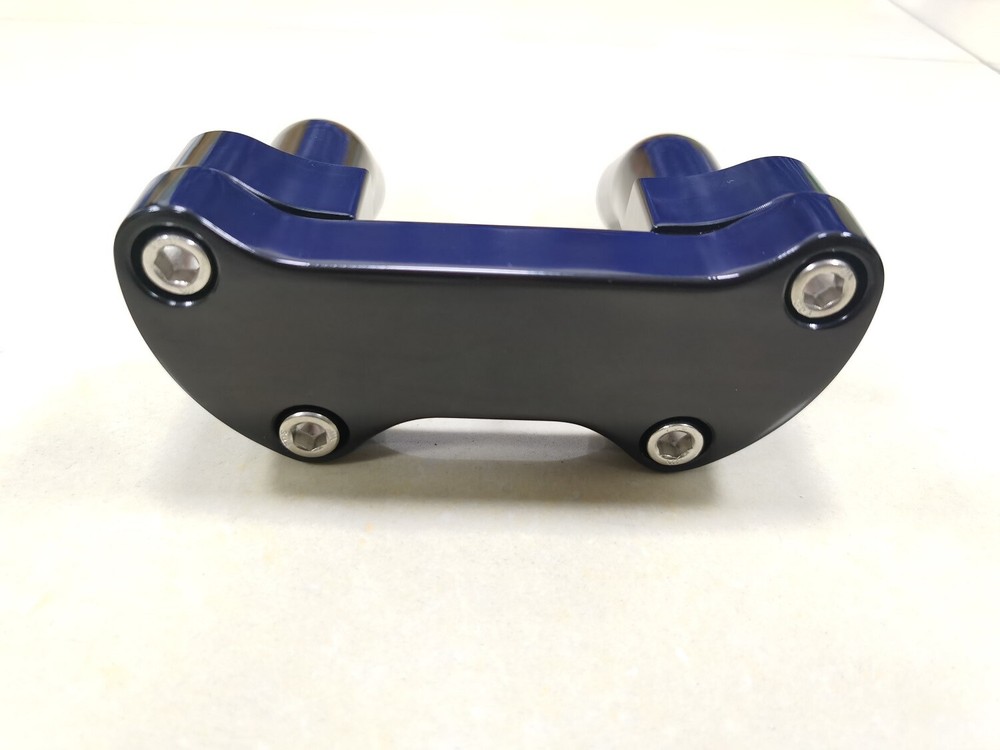 3.5" Black Handlebar Riser Top Clamp For Harley Night Train Softail Custom FXSTC