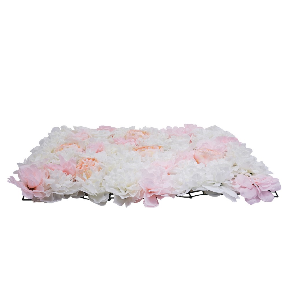 20pcs Artificial Flower Wall Panel Wedding Backdrop Decoration 16''x24'' NEW
