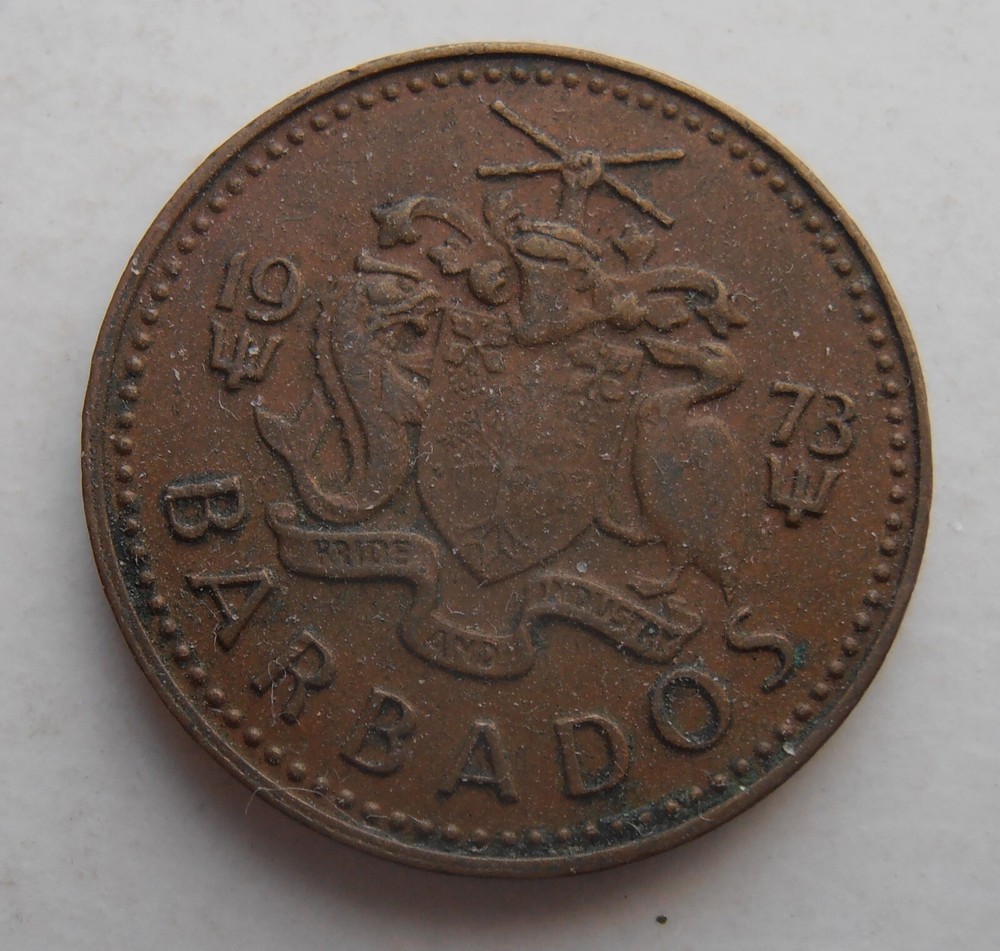 BARBADOS 1 CENT 1973