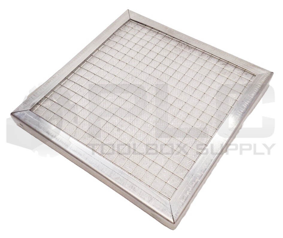 NEW LF-4 MULTI LAYER WHITE 10x10x1 WATER FILTER ELEMENT ALUMINUM FRAME *READ*