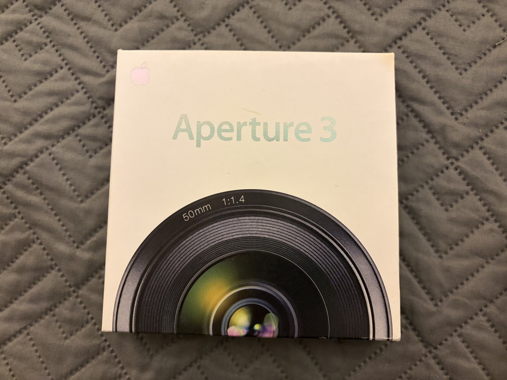 Apple Aperture 3 Software Installation DVD Retail Version V3.0