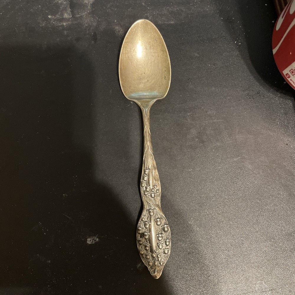 Antique Sterling Silver Spoon Bellflower
