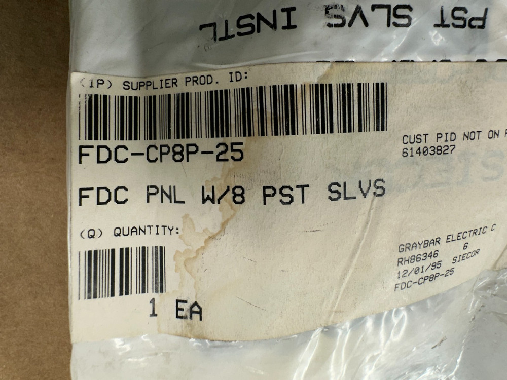 SIECOR CORNING FDC-CP8P-25 ST COMPATIBLE CERAMIC INSERT