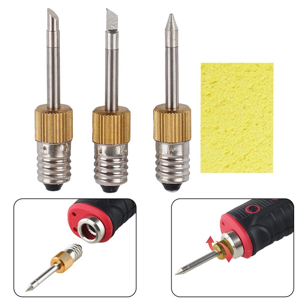E10 Interface Soldering Iron Tips Welding Tips USB Soldering Tip Set B C K Type