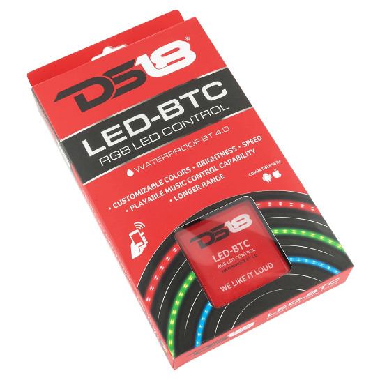 Bluetooth RGB Light Controller - DS18 LED-BTC Water-Resistant LED Control