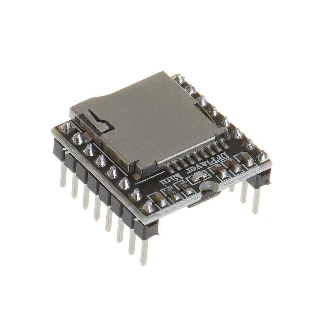 Anmbest 5PCS YX5200 DFPlayer Mini MP3 Player Module Voice Decode Black