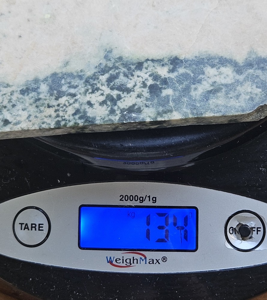 Thulite Lapidary Slab 134 grams