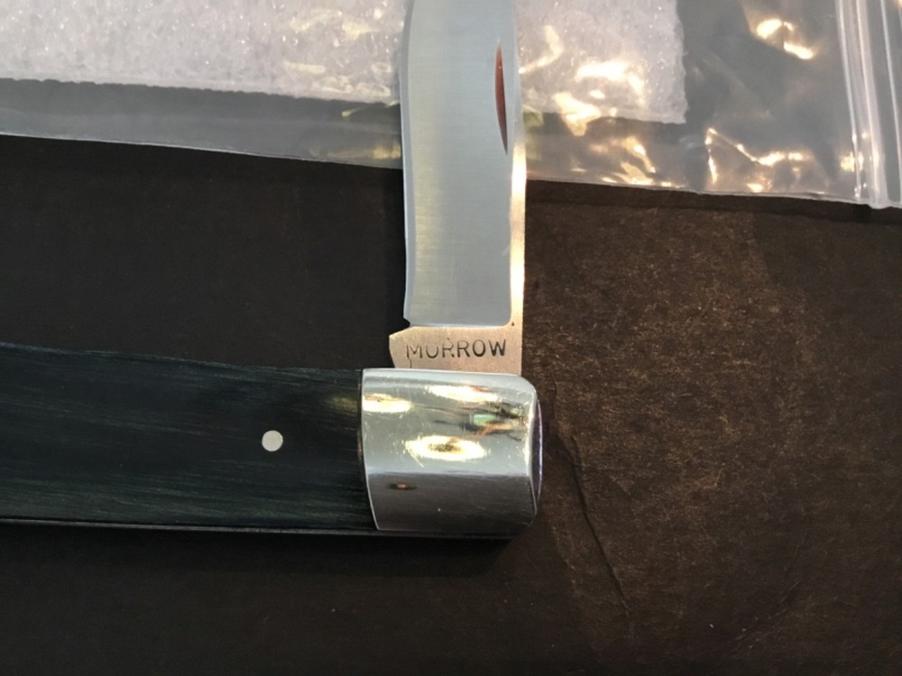 Custom Don Morrow Single Blade Trapper Slipjoint Folder Folding Knife