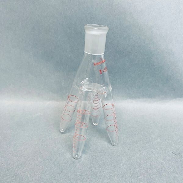 Kontes Cow-Type Distillation Reciever 3 ml 14/20 Outer Joint