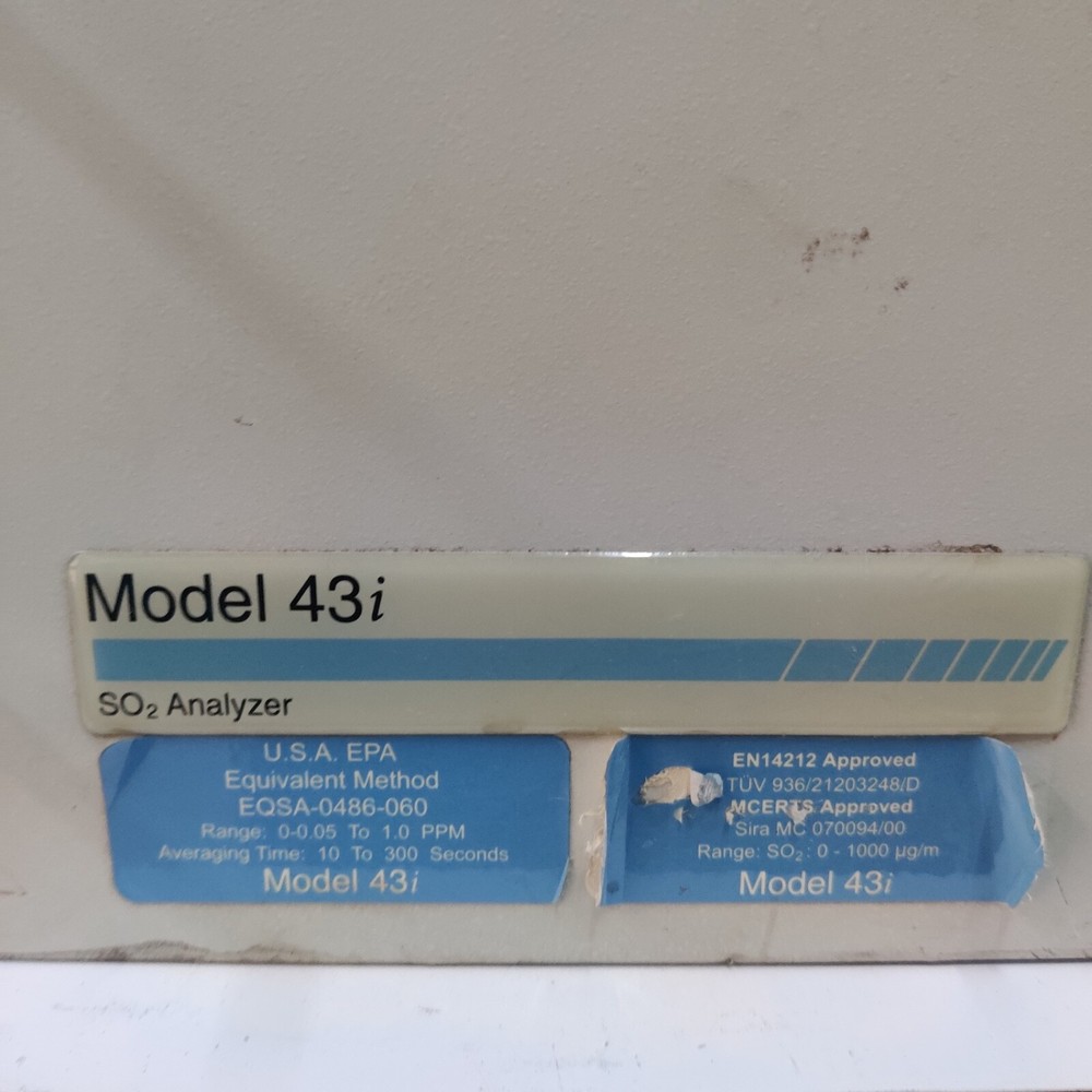 Thermo 43i (SO2) Analyzer