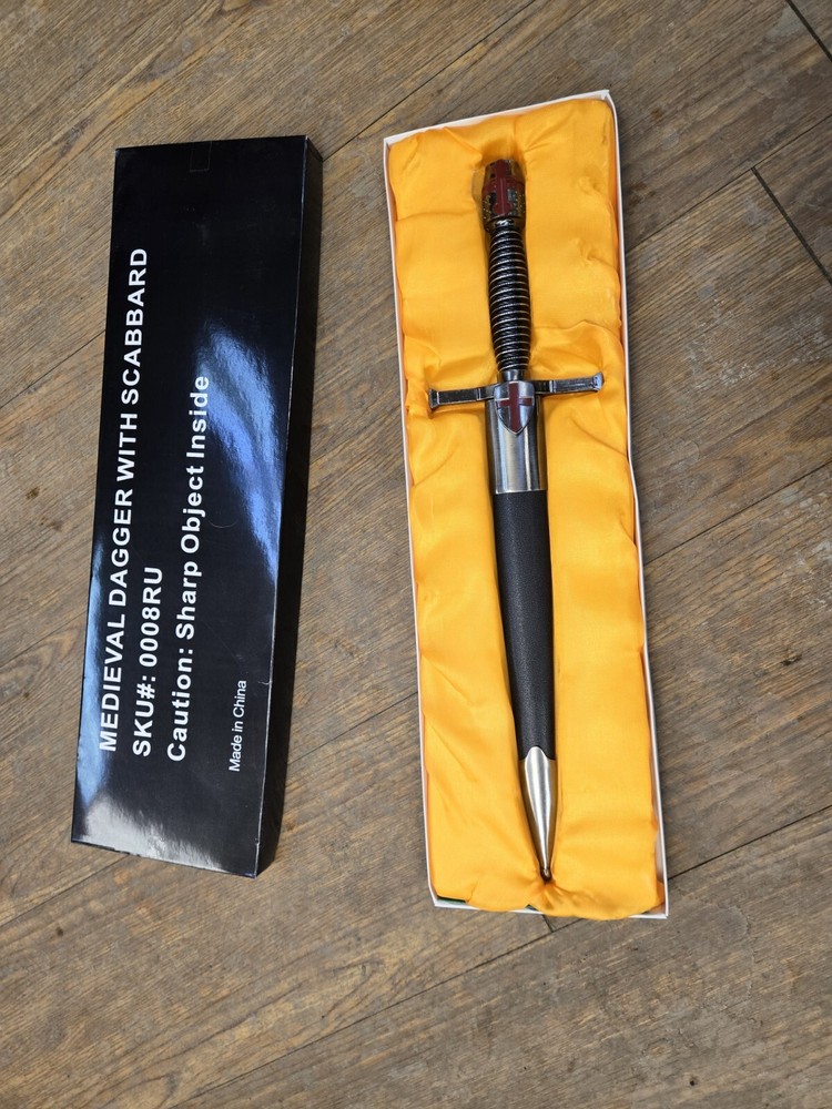 new medieval dagger with scabbard #0008ru