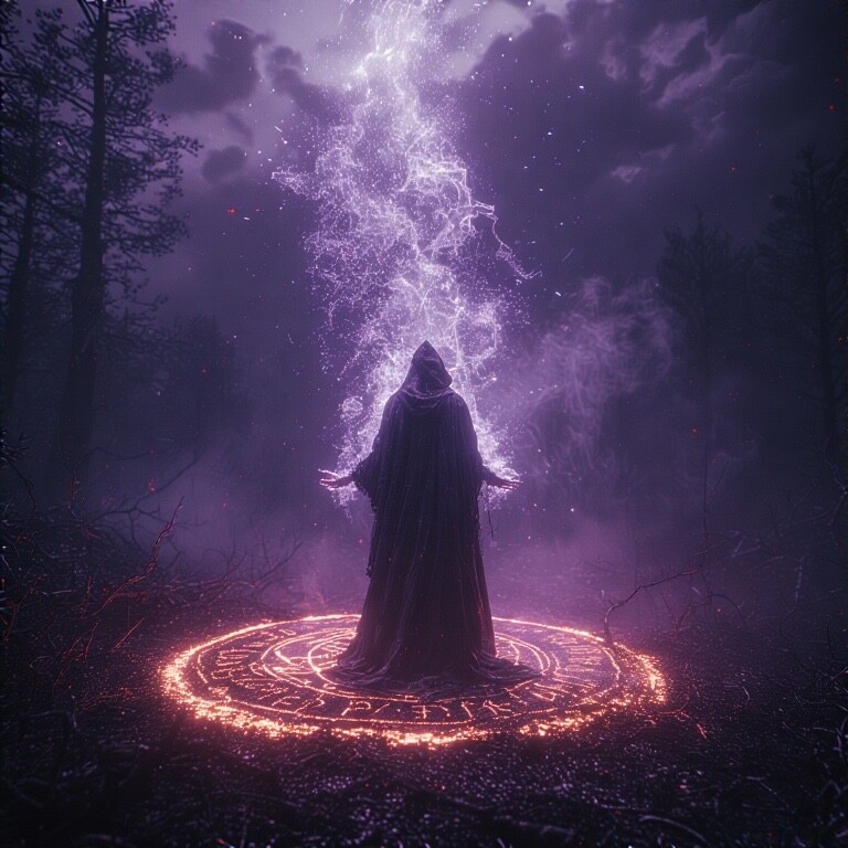 Cord Cutting Spell of Thread to Ash