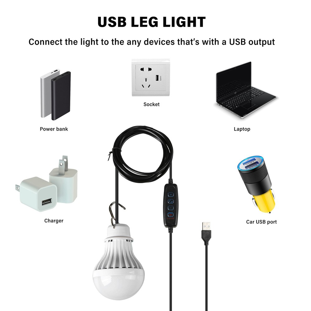Outdoors USB Warm/White/Warm White Adjustable Brightness K4R2