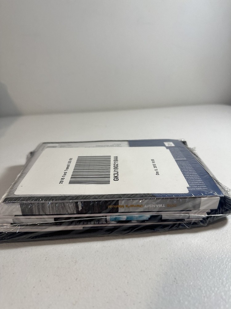 2016 Ford Transit Owner Manual Set