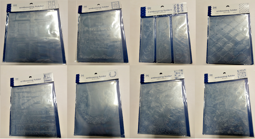 LOVE NICOLE EMBOSSING FOLDERS NEW