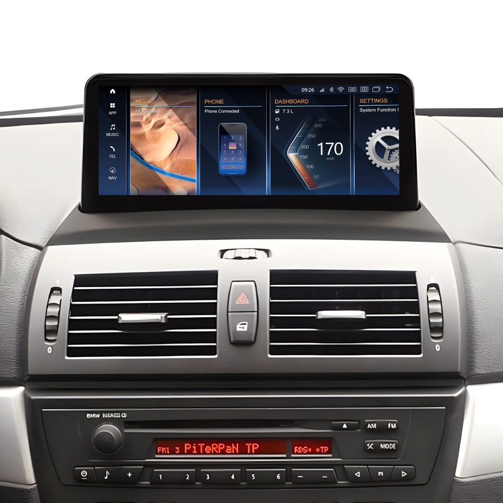 For BMW X3 E83 2004-2009 10.25''Car Android 13 GPS Navigation Multimedia 4+64GB