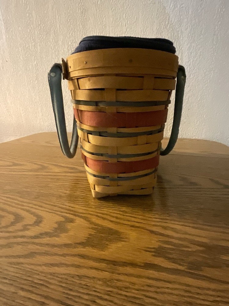 Longaberger "American Celebration" Medium Boardwalk Basket