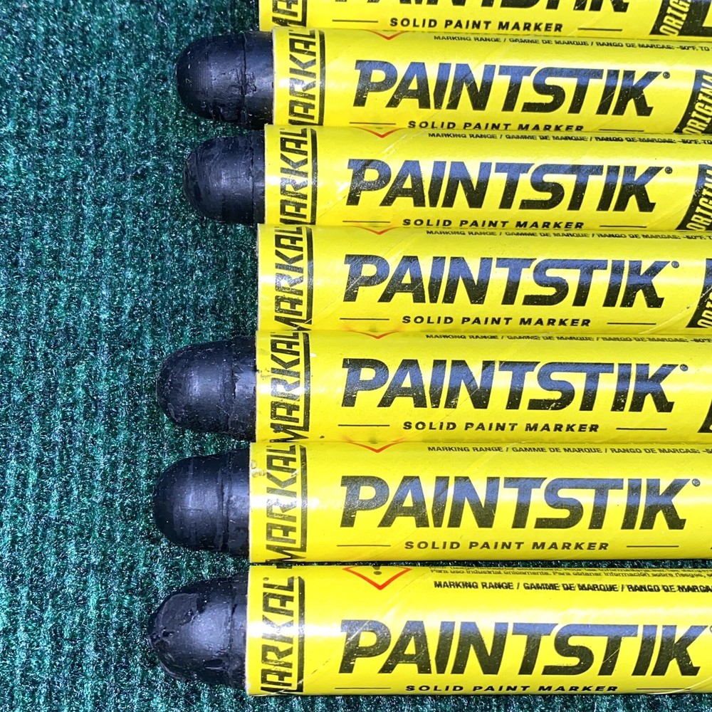 11x ~ Markal PAINTSTIK Solid Paint Marker 80223 ~ Original B, Large Tip ~ Black
