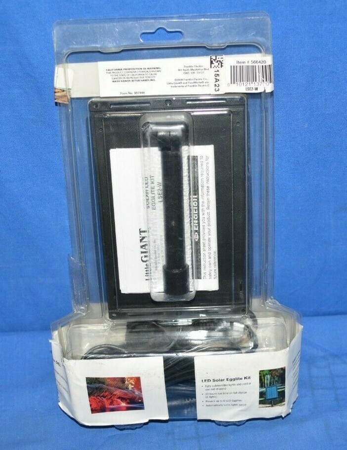 Little Giant EggLite Kit Solar 2 White Lights