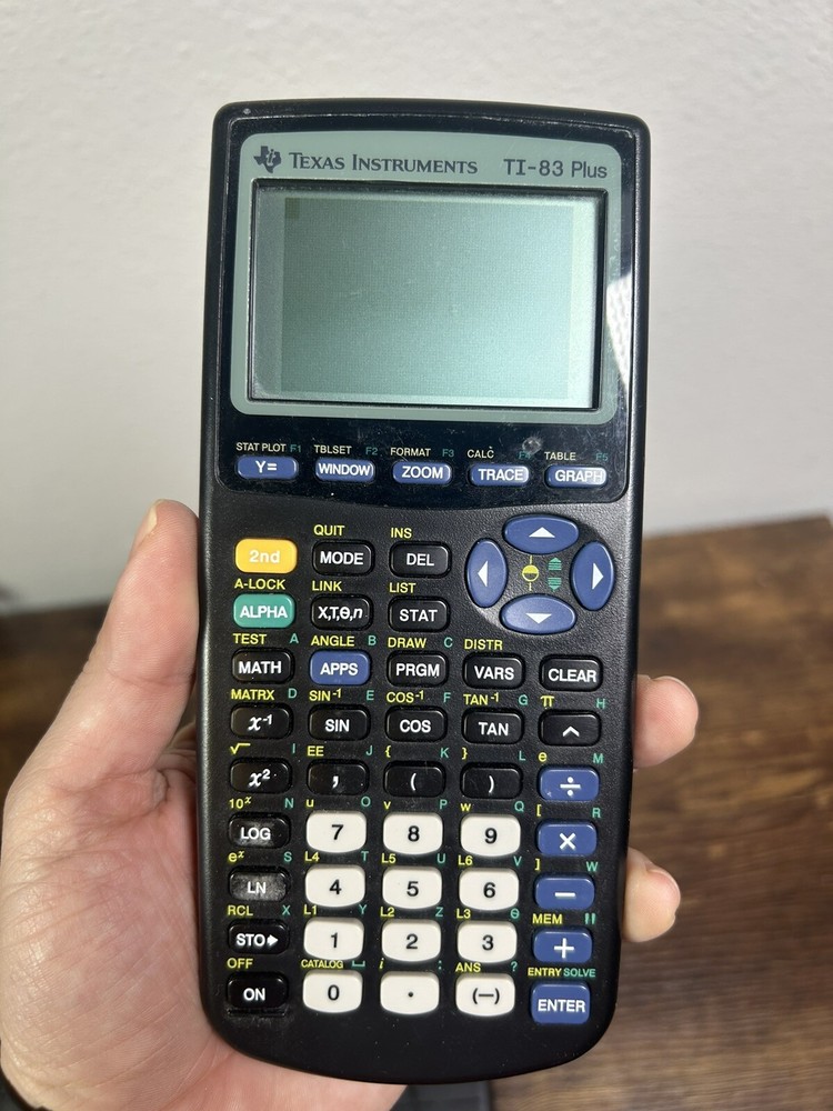 Texas Instruments TI-83 Plus Graphing Calculator w/ Protective Case | TESTED