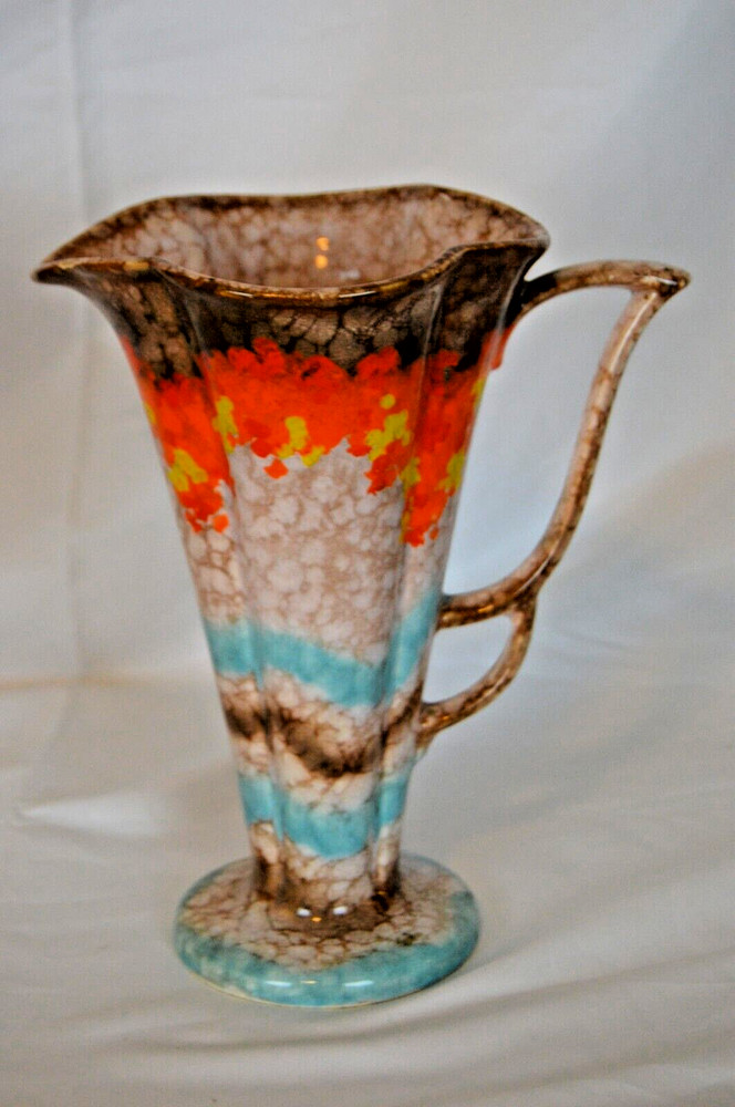 Czech Multi Colored Pitcher