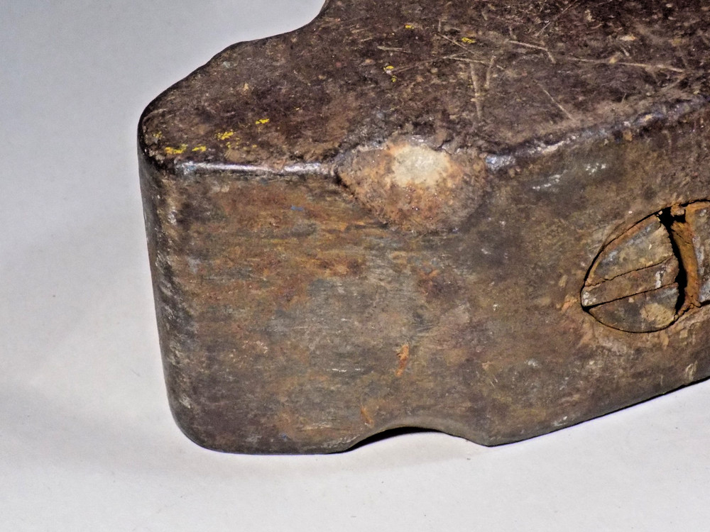 12 Lb. ATHA Tool Co. Cast Steel Blacksmithing Octagonal Cross Peen Sledge Head