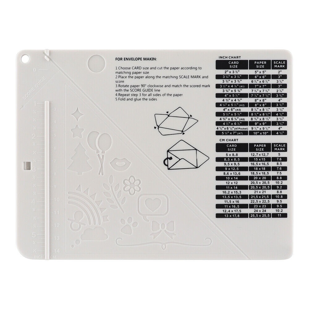 Mini Score Board Multi-Purpose Scoring Board For DIY Scrapbooking Craft Card
