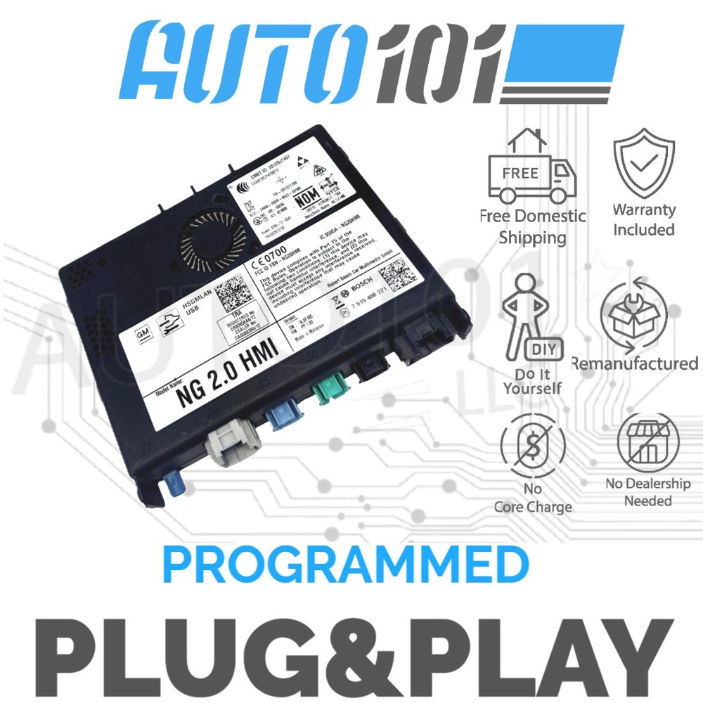 VIN Programmed 2015 Chevrolet Suburban Human Interface Module 2.0 W-NAV 23266008