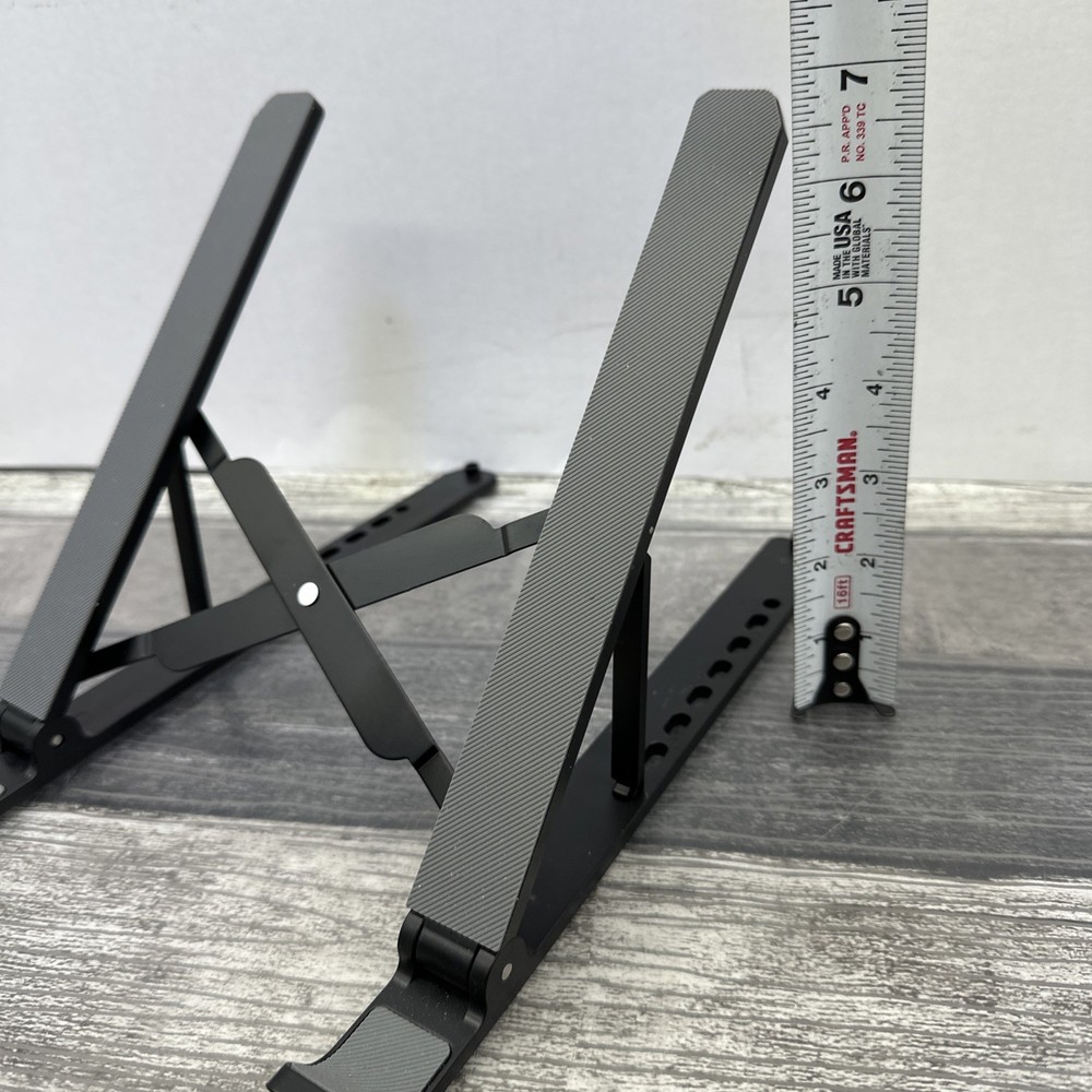 Fr Desk Portable Notebook Riser Computer Holder Adjustable Foldable Laptop Stand