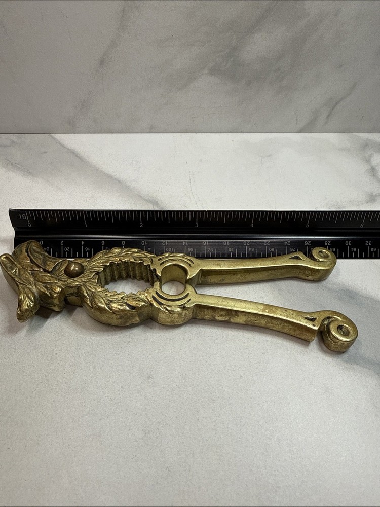Vintage Brass 5.5” Eagle Head Nutcracker Bottle Opener Kitchen or Bar Tool