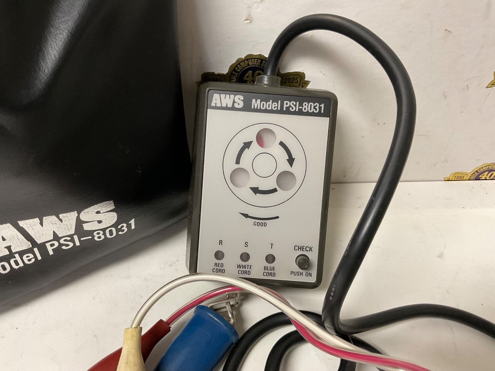 AW Sperry AWS PSI-8031 Phase Sequence Indicator in Bag