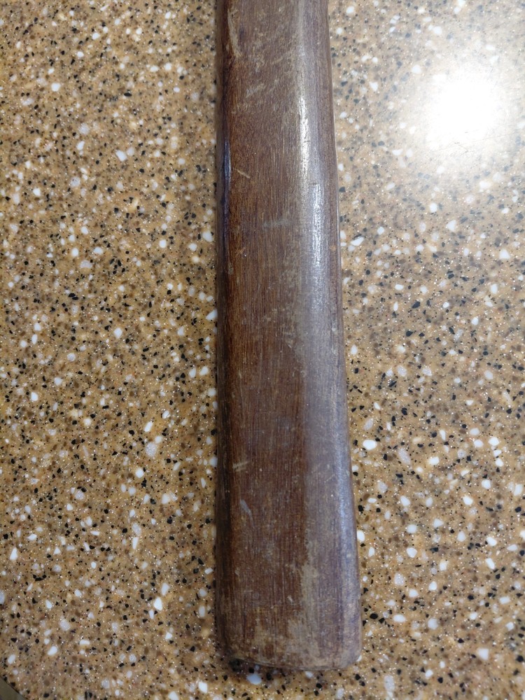 UNBRANDED - DOUBLE BIT AXE WTH ORIGINAL HANDLE- some red paint