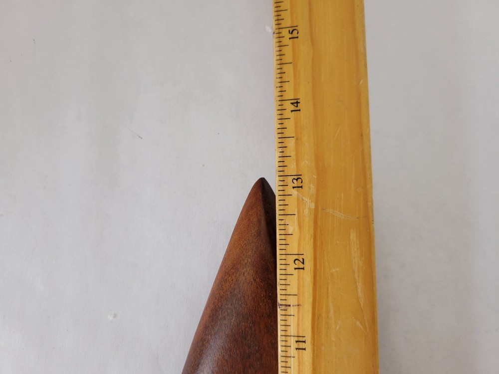 Solid Teak Wine Bottle Support with Coaster for Display