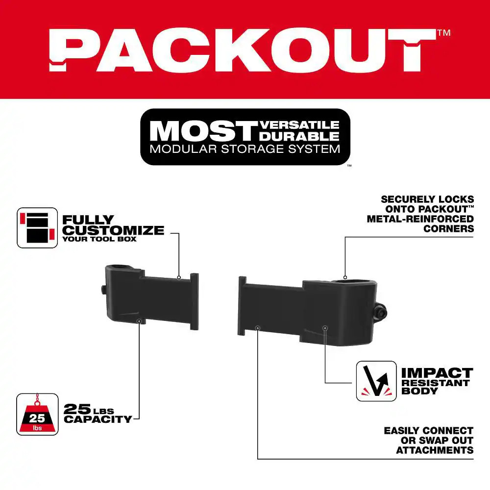 PACKOUT Tool Box Rack Attachment Mount