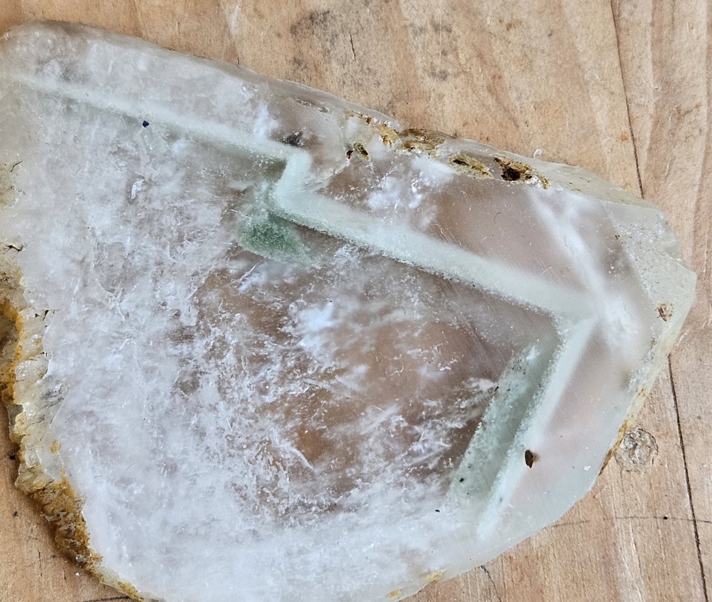 Quartz With Chlorite Lapidary Slab 42 Grams
