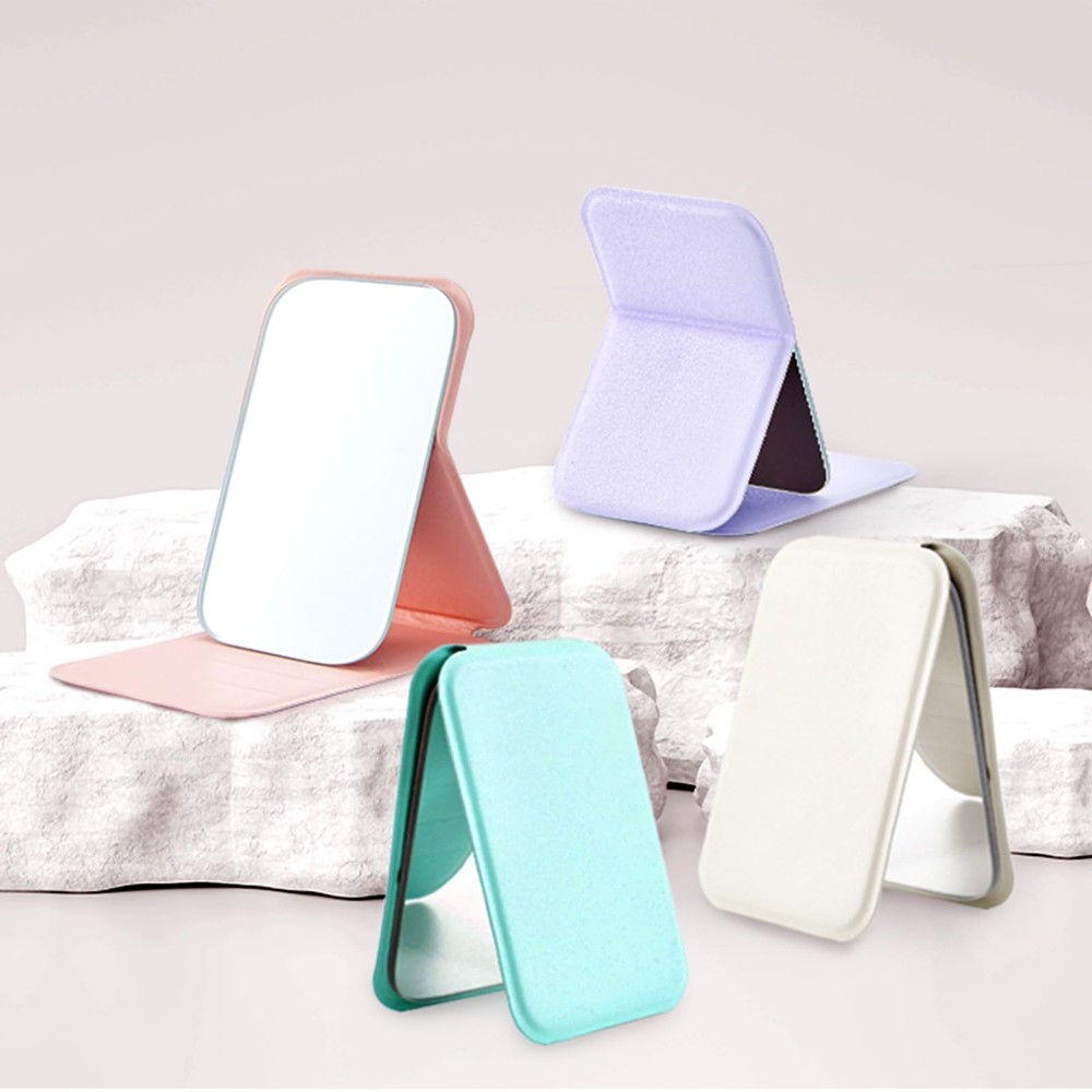 Compact Folding Mirror, 3.9" Small Portable Makeup Mirror for Pocket Purse, M...