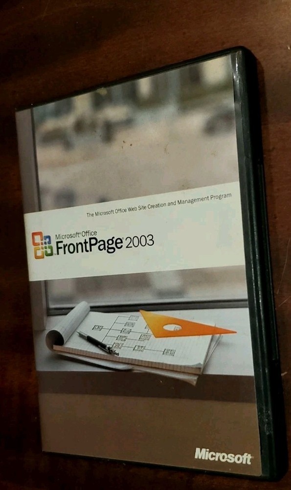 Microsoft Office FrontPage 2003 Upgrade Software CD for Windows w/ Product Key
