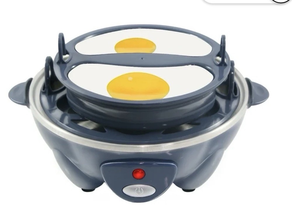 Elite Gourmet Easy Egg Cooker for 7 Eggs Automatic Hard Medium Soft Boiled