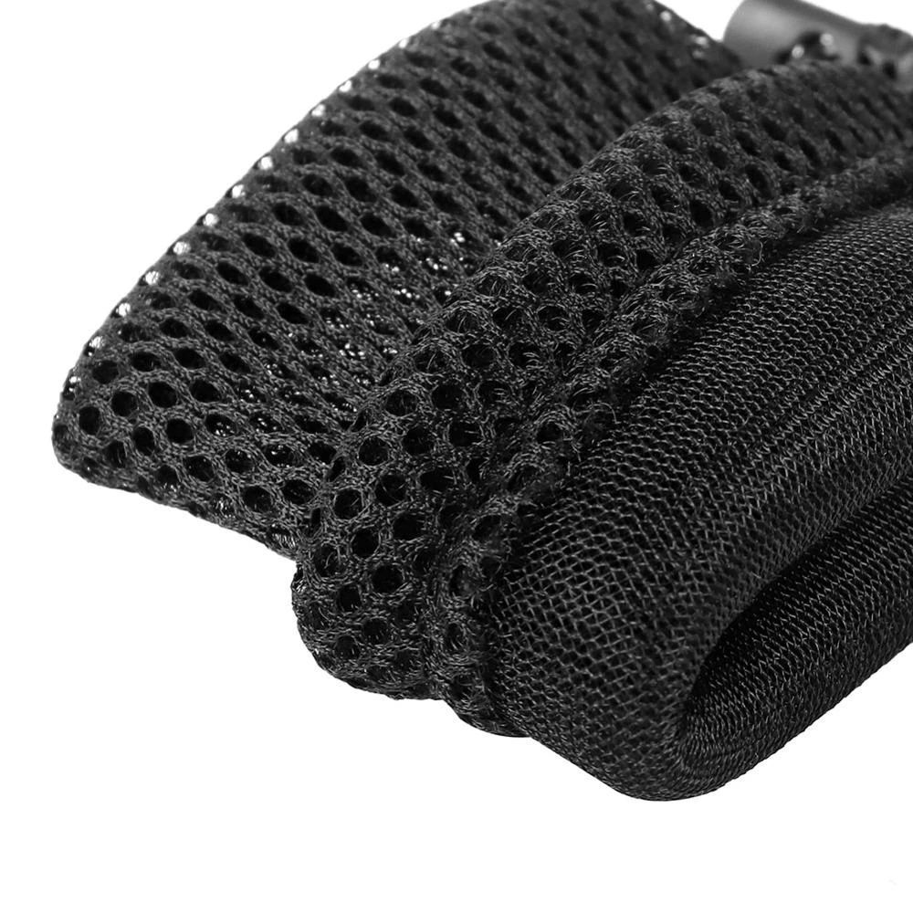 3Pcs Nylon Mesh Drawstring Pouch Digital Storage Bags Data Cable Pouch
