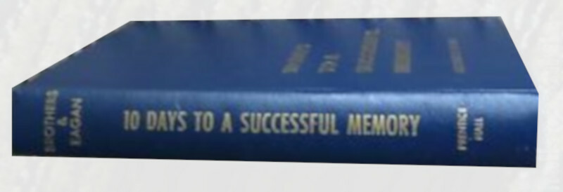 JOYCE BROTHERS - 10 DAYS TO A SUCCESSFUL MEMORY - HARDBOUND