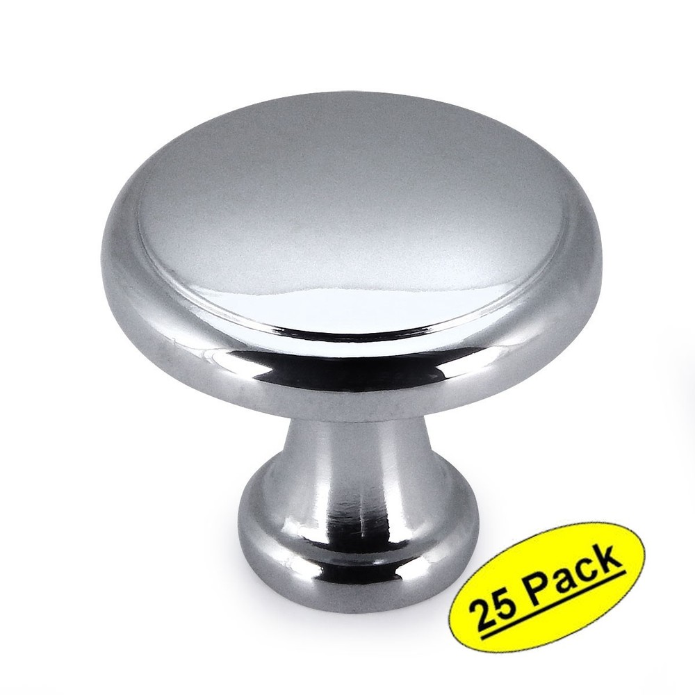*25 Pack* Cosmas Cabinet Hardware Polished Chrome Knobs - #9985CH