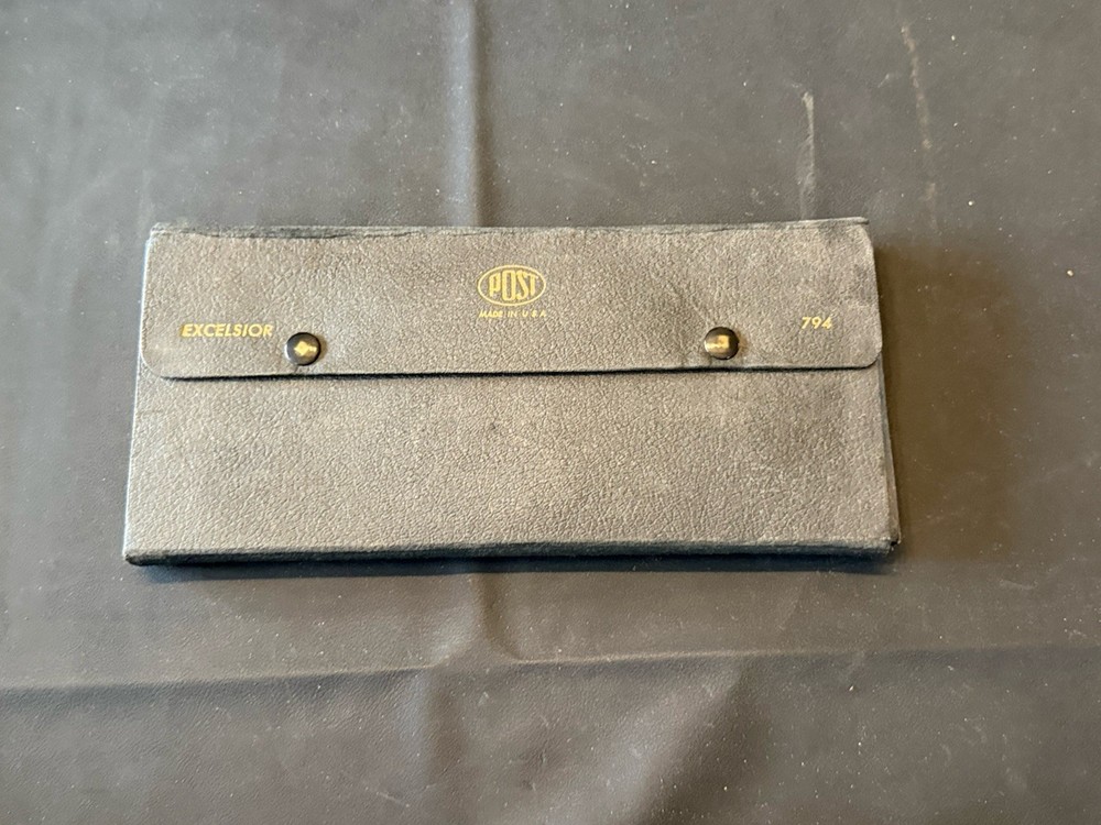 Vintage Frederick Post Excelsior 704 Drafting Compass Set Complete