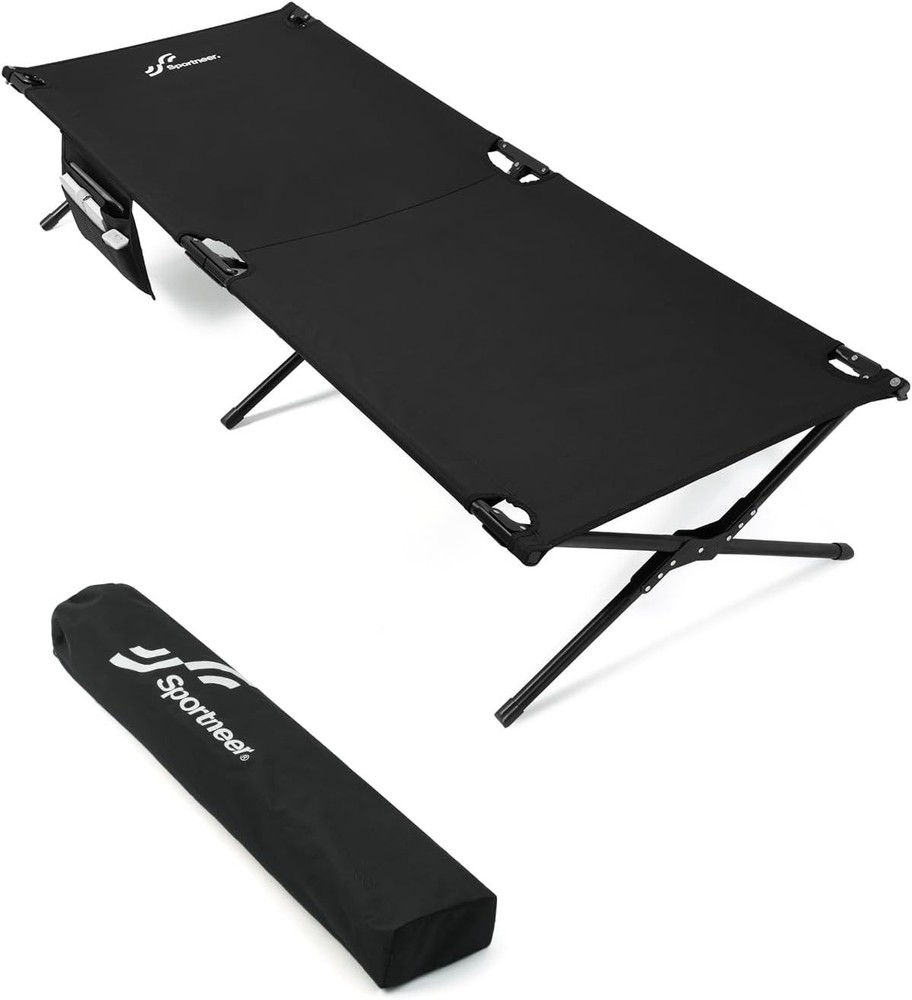 Versatile Camping Bed - 15in High, Quick Setup, Ideal for Guests & Outdoors