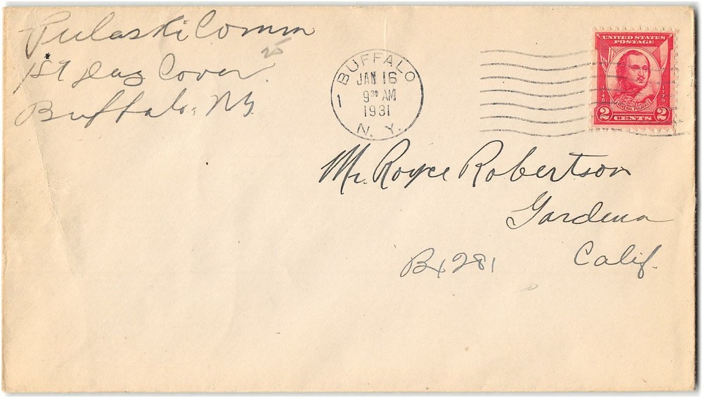 US #690 First Day Cover (FDC), 1931