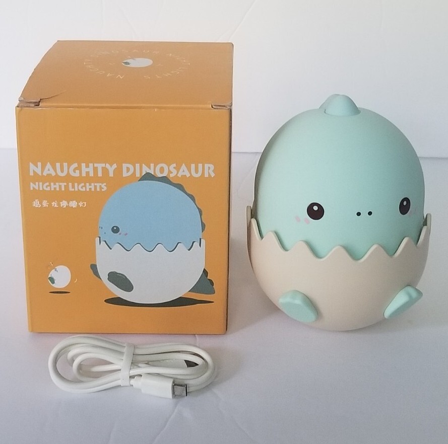 Naughty Dinosaur Night Light Changes Color When Pressed