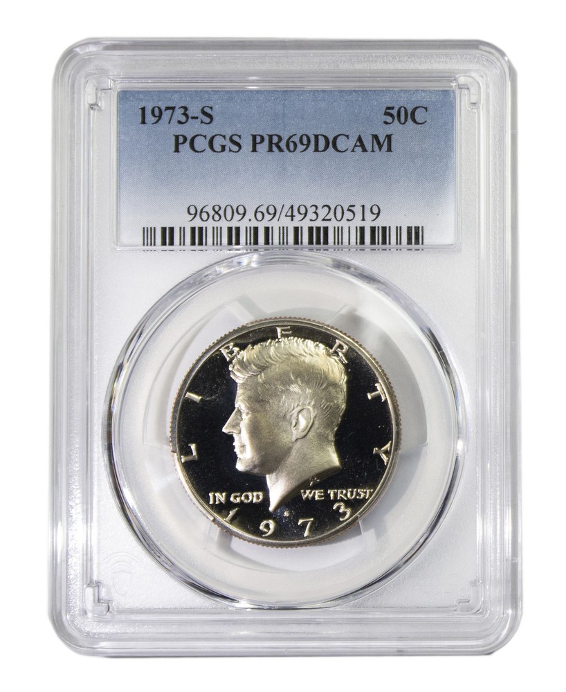 1973 -S Kennedy Proof Half Dollar DCAM PCGS PR69