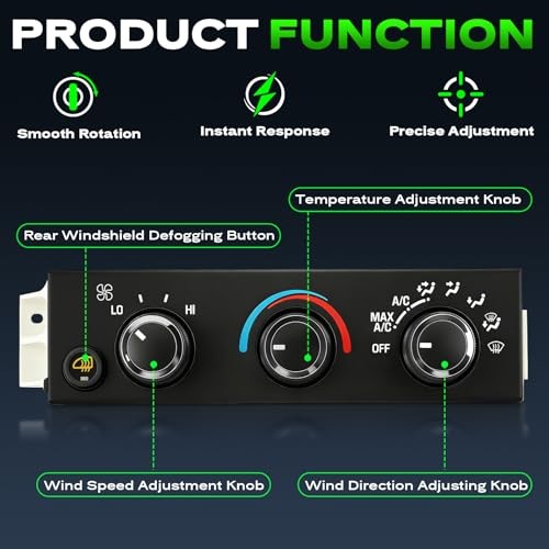 AC Heater Climate Control Module Panel Fit for Chevy/Chevrolet Express