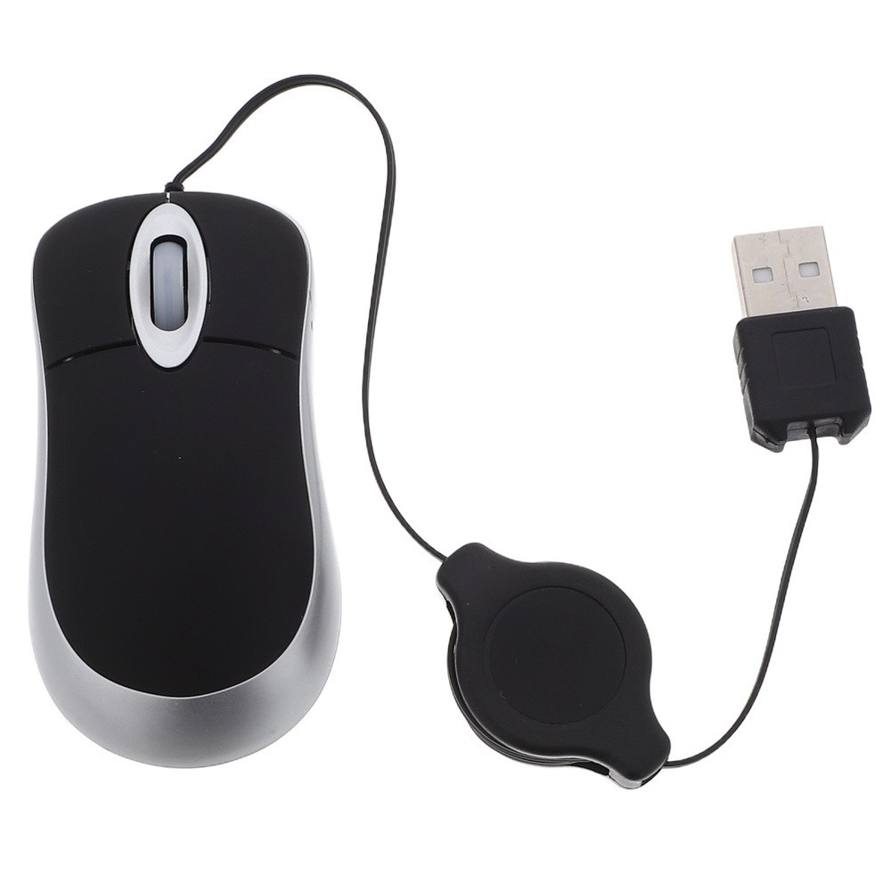 Quiet Mouse Retractable Wire Optical Wired High Voltage Electric