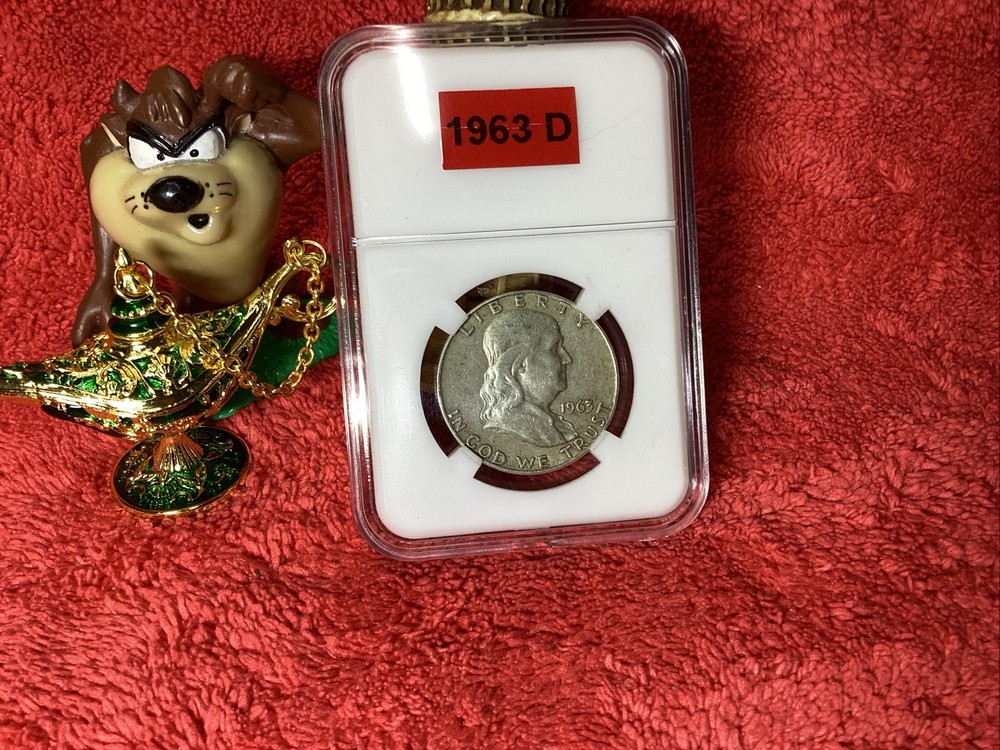 1963 D FRANKLIN HALF 💰in GENERIC SLAB 👀