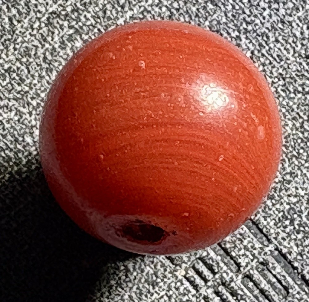 Natural Ancient Carnelian Bead .75”